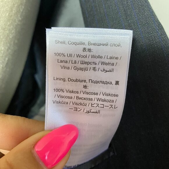 TIGER of Sweden Wool Blazer BNWT Gray Slim Fit - Picture 12 of 13